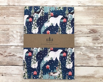 Winter Wonderland A5 notebook