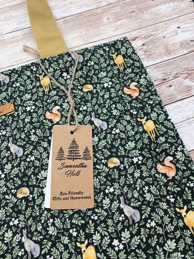 Woodland tote bag Etsy