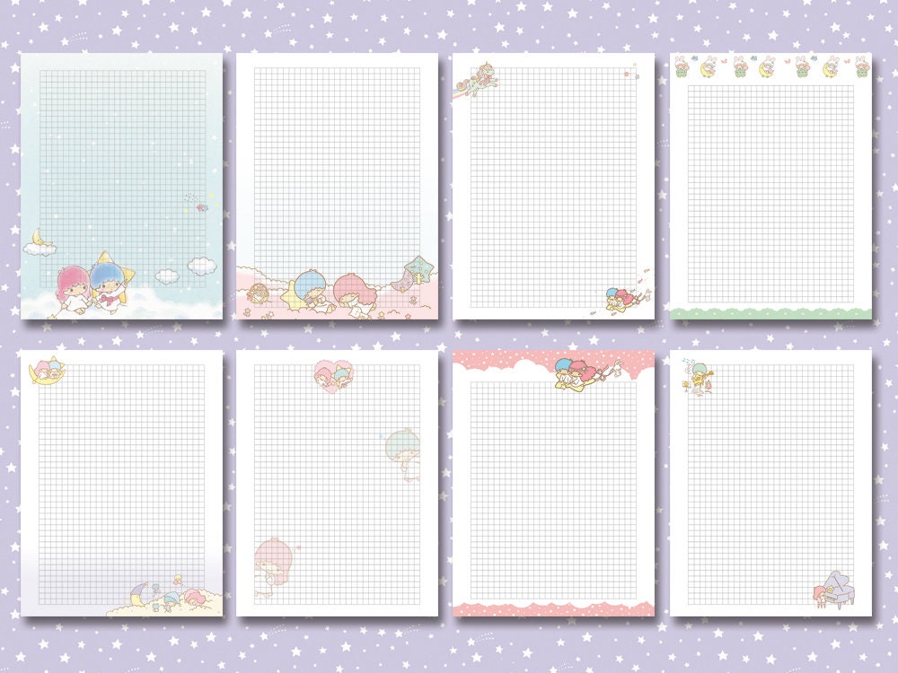 HAPPY PLANNER Printable Pages Grid Lines and Dotted Notes - Etsy