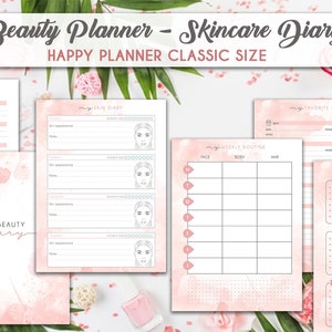 Hautpflege- und Schönheitsplaner, Happy planner