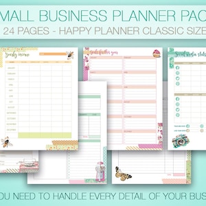 HAPPY PLANNER Business Planner Printable Etsy Online Business Organizer ...