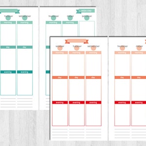 Erin Condren Style Printable Weekly Planner PERSONAL Size Without Rules ...