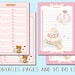 Rilakkuma Planner Pack Filofax A5 Printable Planner Kit Weekly View Wo2p Monthly Planner to Do ...