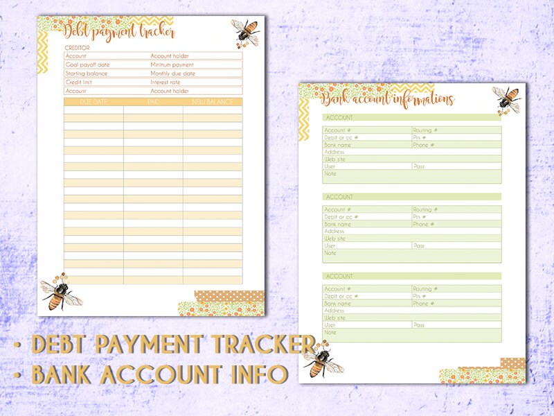 Big Happy Planner Budget Planner Kakebo Printable Money | Etsy