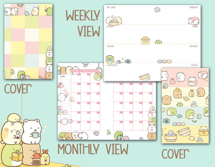 Printable Inserts for Midori Travelers Notebook Pocket Size - Etsy