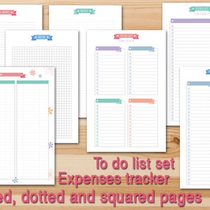 Erin Condren Style Planner Bundle Vertical Layout HALF SIZE Printable ...