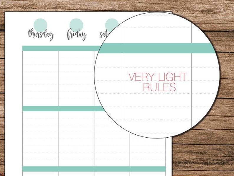 Letter Size Big Happy Planner Printable Weekly and Monthly Planner ...