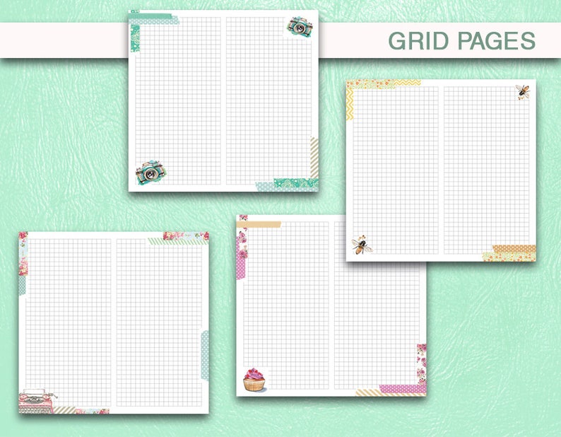Midori Inserts Printable Midori Refill Midori Bullet Journal | Etsy