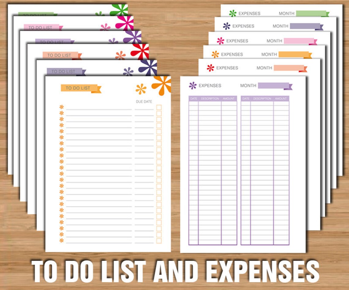 Erin Condren Style Printable Planner Kit A5 Size UNLINED - Etsy Canada