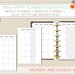 Mini Happy Planner Printable Kit Weekly and Monthly Planner Inserts ...