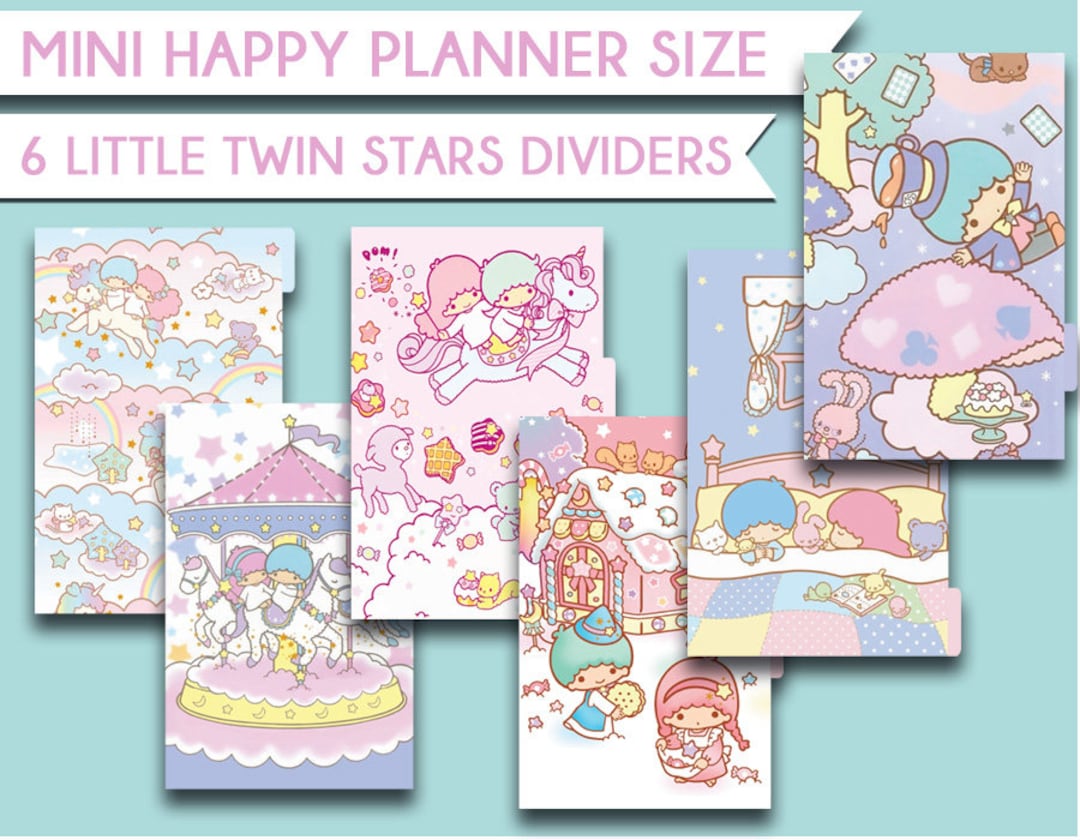 Mini Happy Planner Kawaii Printable Planner Dividers Mambi Mini Cute ...