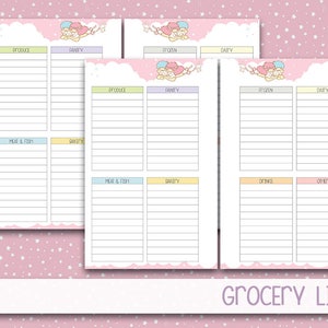 Mini Happy Planner Kakebo Printable Inserts Budget Planner Kawaii ...