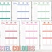Erin Condren Style Printable Weekly Planner half Size PASTEL - Etsy