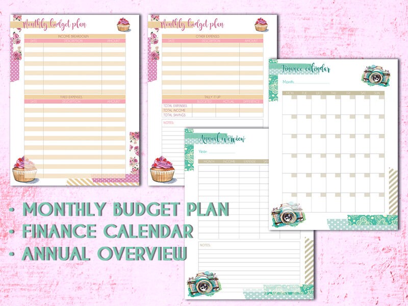 Big Happy Planner Budget Planner Kakebo Printable Money | Etsy