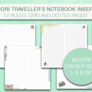 midori cahier refill inserts