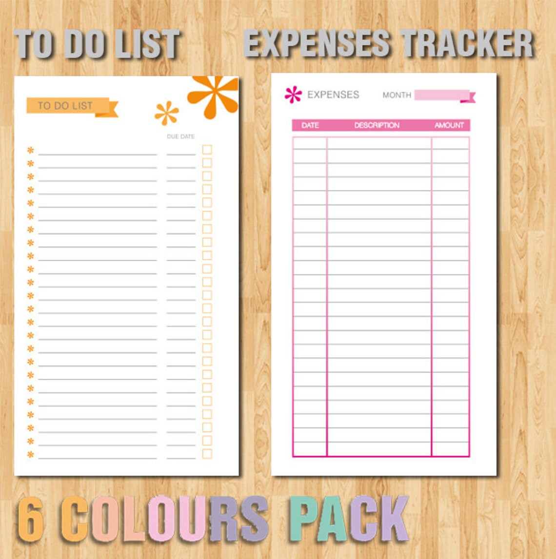Erin Condren Style Printable Planner Kit PERSONAL SIZE Box - Etsy