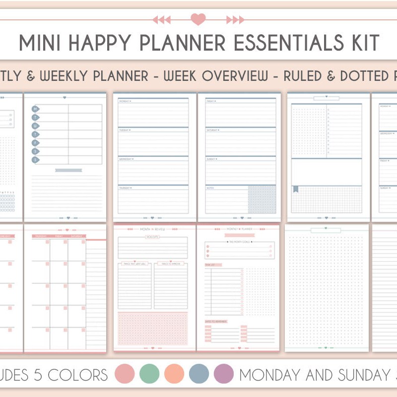Happy Planner - Etsy