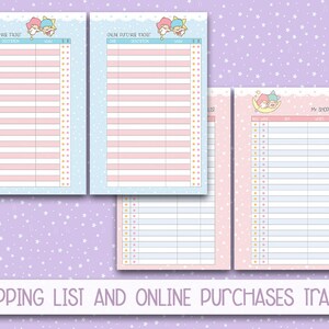 Mini Happy Planner Kakebo Printable Inserts Budget Planner Kawaii ...