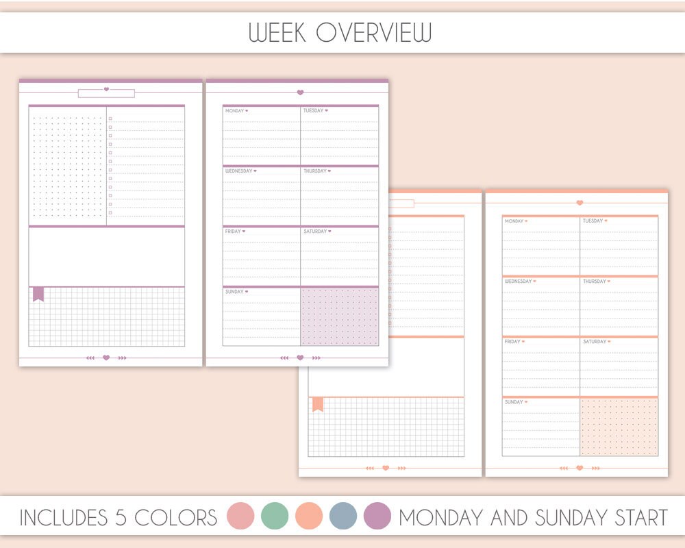 Mini Happy Planner Essential Pack Weekly Planner Monthly - Etsy
