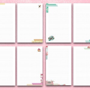 Mini Happy Planner Printable Grid Ruled Dotted Pages Inserts Printable ...