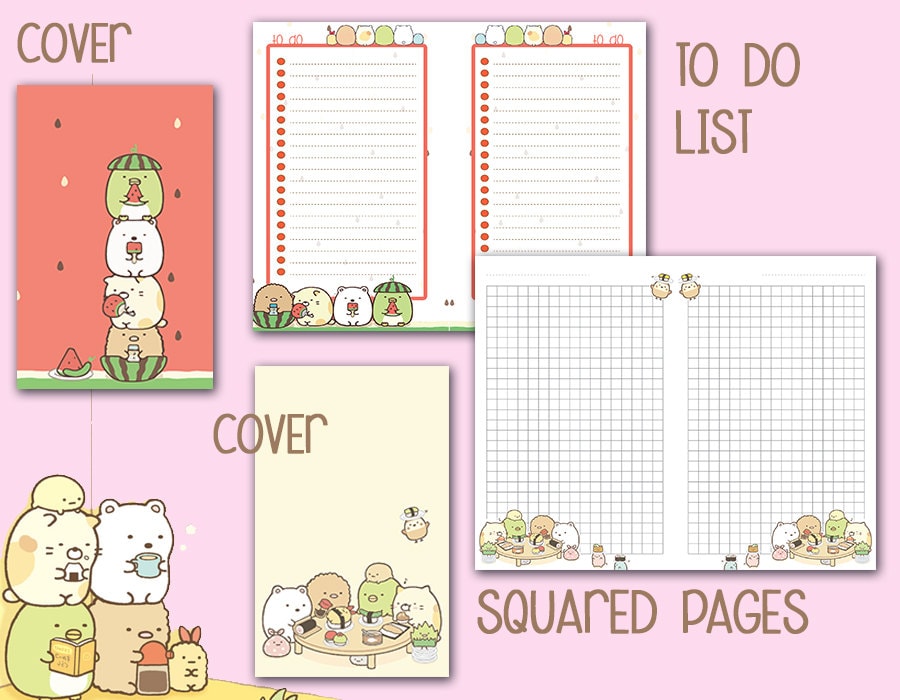 Printable Inserts for Midori Travelers Notebook Pocket Size - Etsy