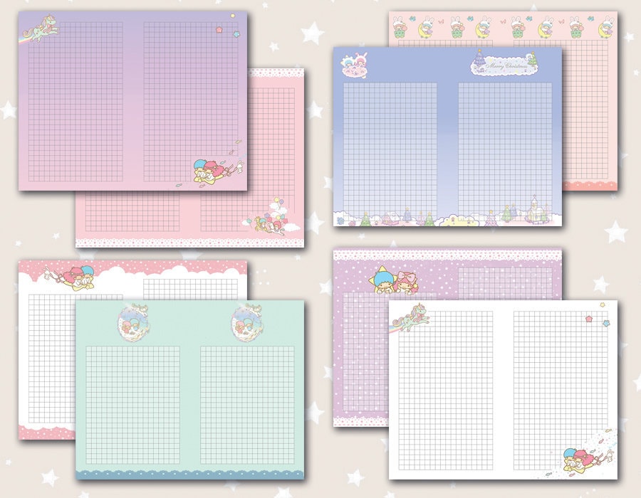 Mini Happy Planner Printable Grid Lines and Dot Inserts Ruled - Etsy