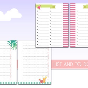 Micro Happy Planner Printable Inserts Micro Notes Bundle Happy Notes ...