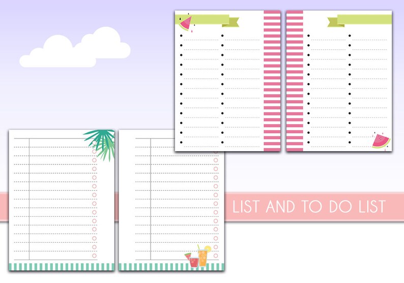 Micro Happy Planner Printable Inserts Micro Notes Bundle Happy | Etsy