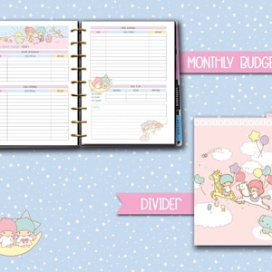 Big Happy Planner Budget Planner, Kakebo Kawaii Inserts, Letter Size ...