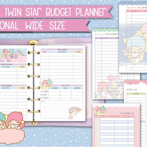 Budget planner personal wide size kakebo kawaii inserts money tracker finance inserts budget inserts expenses tracker money planner