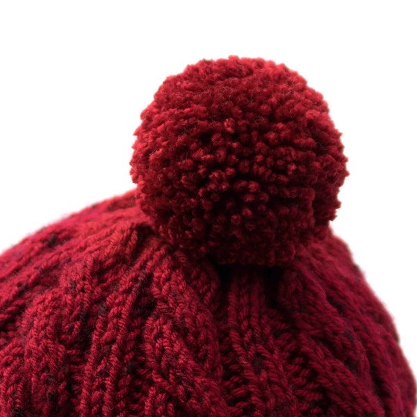 Custom Hat Pom Pom - Removable Tie On Pom Pom in 60 Colors & 4 Styles Choices