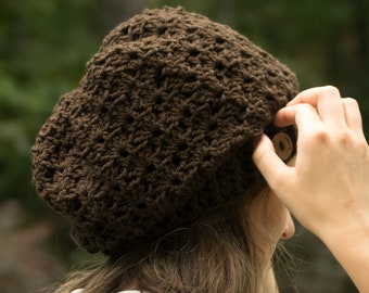 SILK Lined Winter Hat in 30 Colors - Women's Non Wool Tam with 100% Mulberry Silk for Smooth Hair