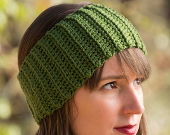 Satin Lined Winter Head Warmer for Frizz Free Hair - Non Wool, Size Adjustable Headband in 16 Colors - Crochet Ear Warmer
