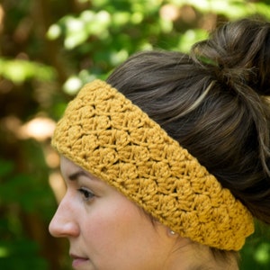 Satin Lined Winter Headband: Crochet Turban Style Ear Warmer for Frizz Free Hair