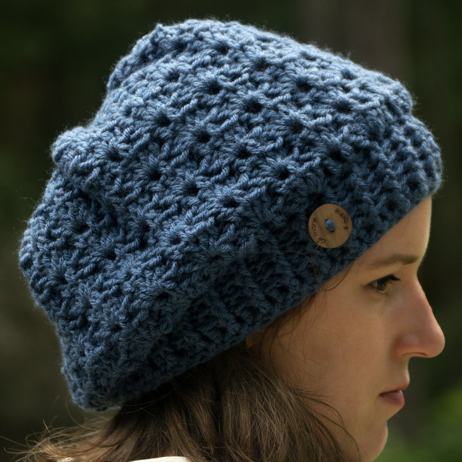 SILK Lined Winter Hat Women's Non Wool Slouchy Etsy