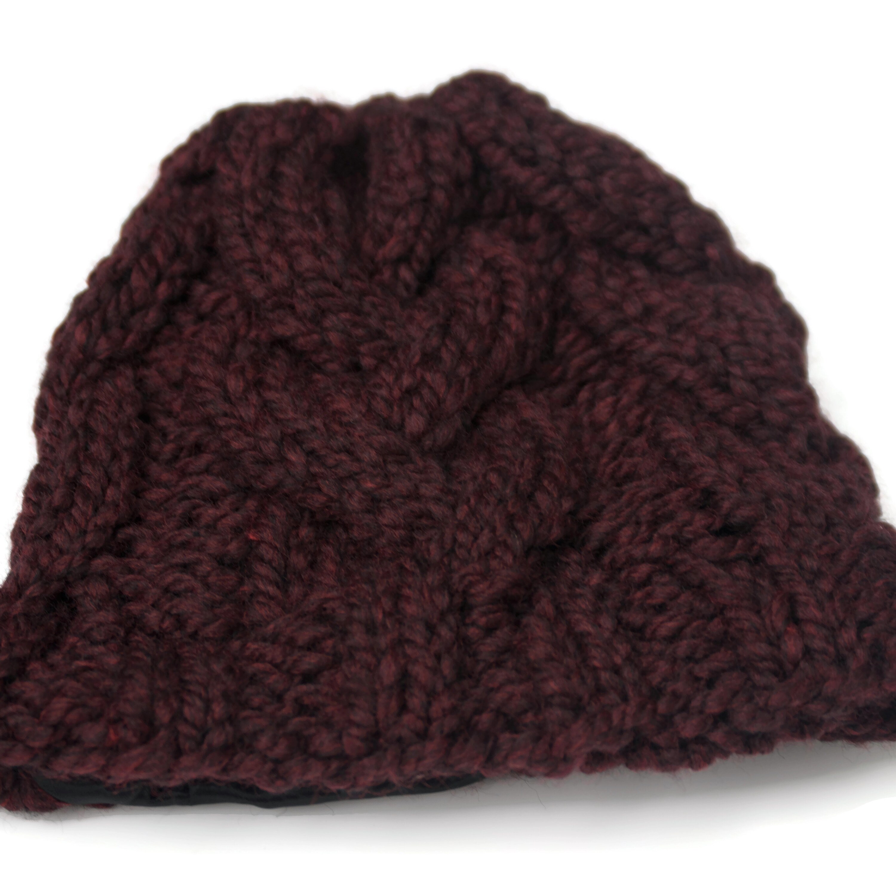 satin lined wooly hat