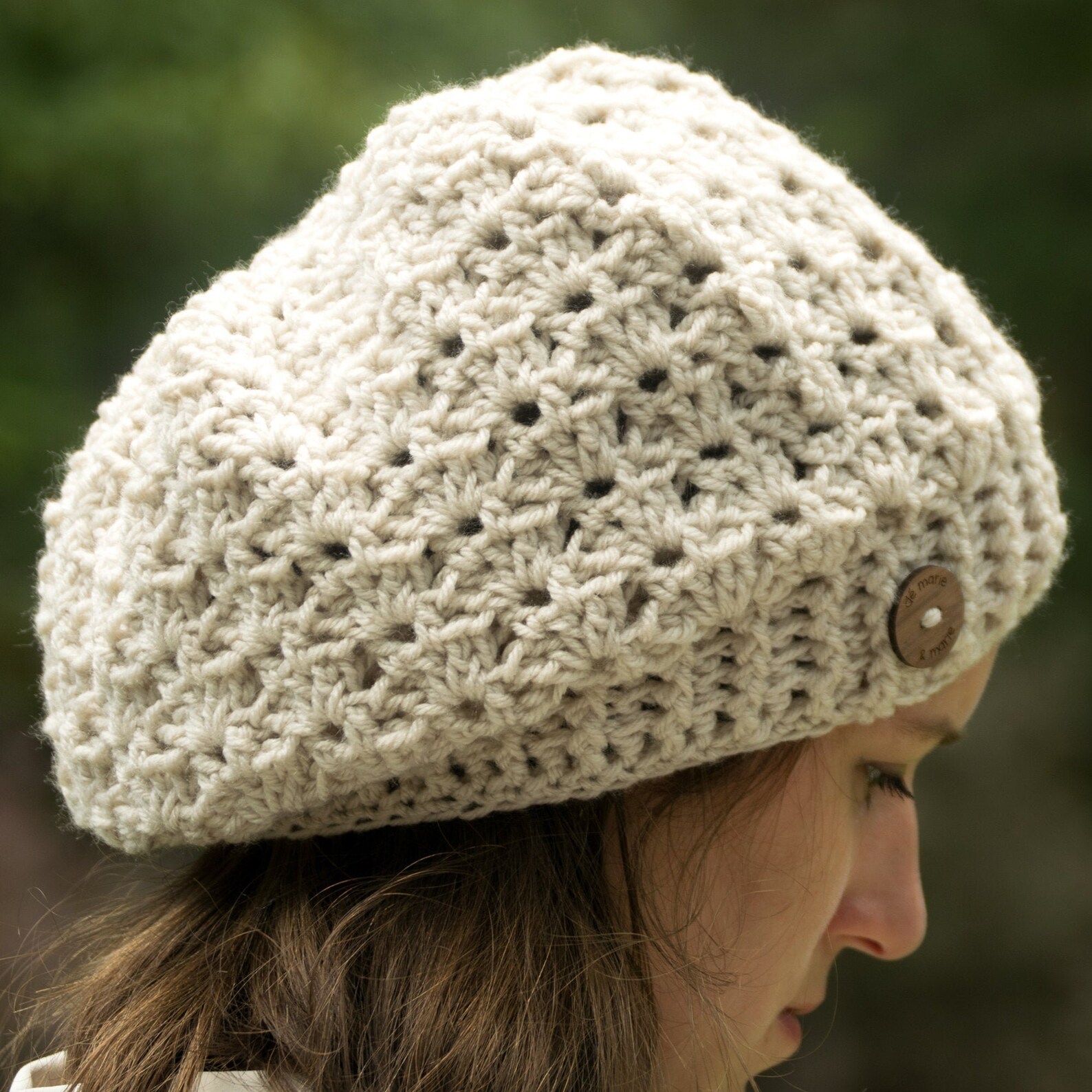 SILK Lined Winter Hat Women's Non Wool Slouchy Etsy