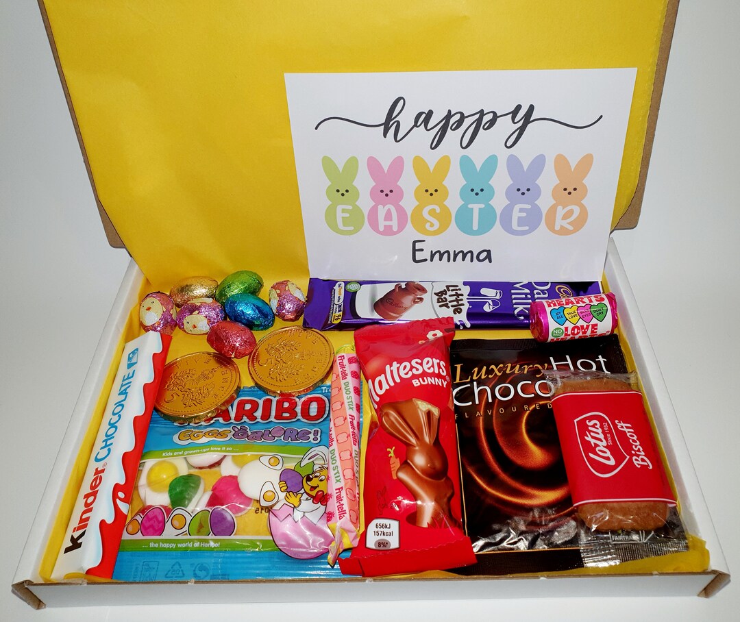 Easter Treat Box Gift Mini Hamper - Friend Gift Children's Kids - Etsy