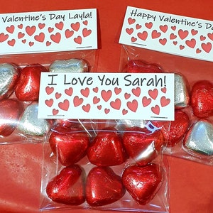 Chocolate Heart Valentines Gifts - Personalised. For him, her, children, wife