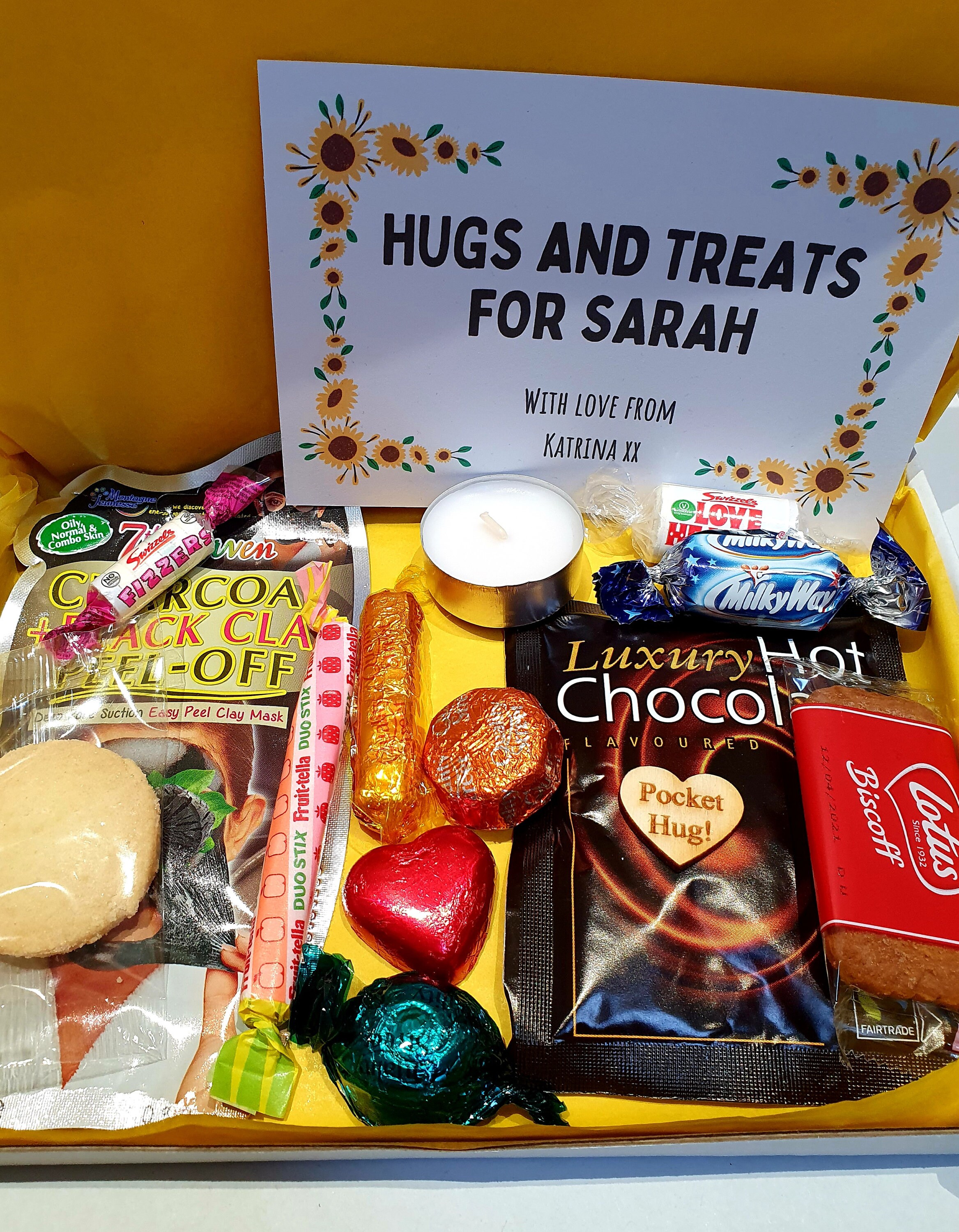 Hug In A Box Gift Mini Hamper Friend Gift Thinking of you Etsy