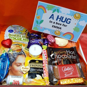 Hug In A Box Gift Mini Hamper - Friend Gift Thinking of you