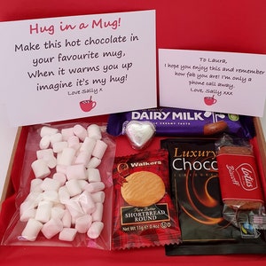 Buy Hot Chocolate Letterbox Gift Set - Hug in A Mug Gift Mini ...
