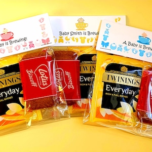 BABY SHOWER FAVOURS -  Baby brewing 10 pack - gifts / thank you / pregnancy announcement