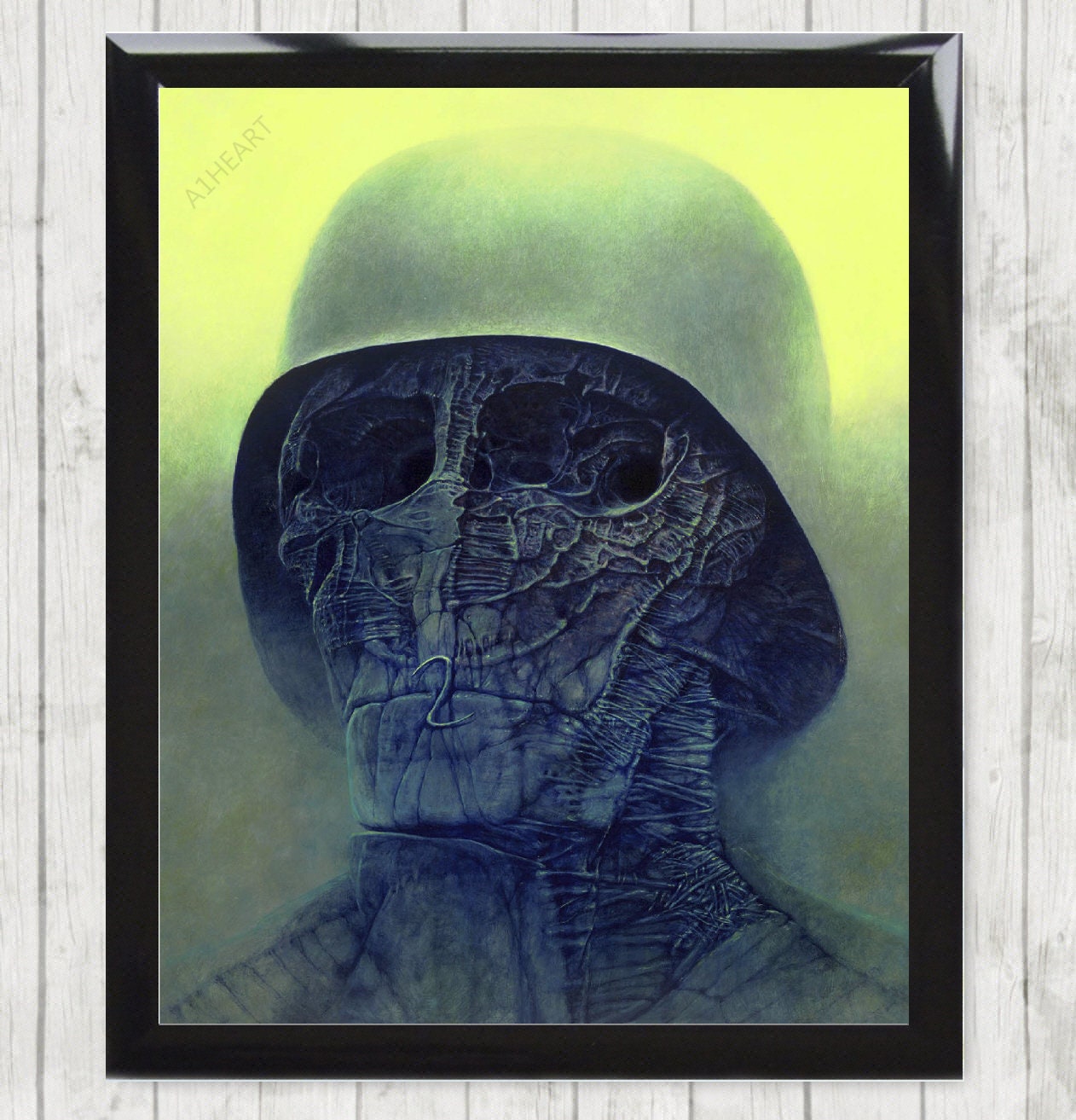 The Soldier by Zdzislaw Beksinski Poster Art Picture Print. War