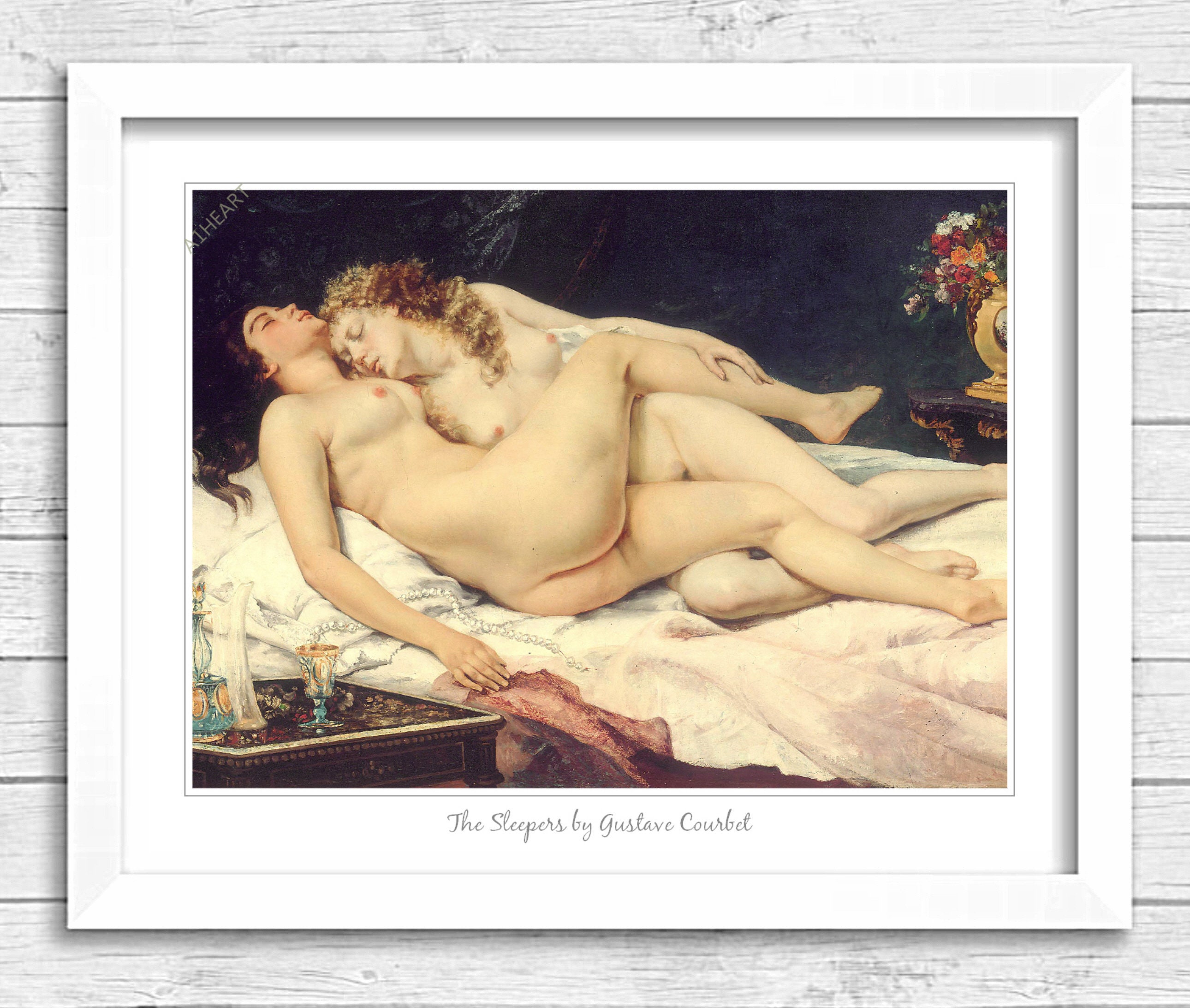 Art Print the Sleepers by Gustave Courbet image