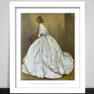 Lady in Blue Dress Art Print by Joanne Pemberton-longman (digital Download)  - Etsy
