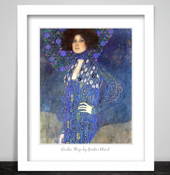 Figurine Emilie Floge D'après Gustav Klimt – 24 Cm – Style Rétro Art – Très Bon état
