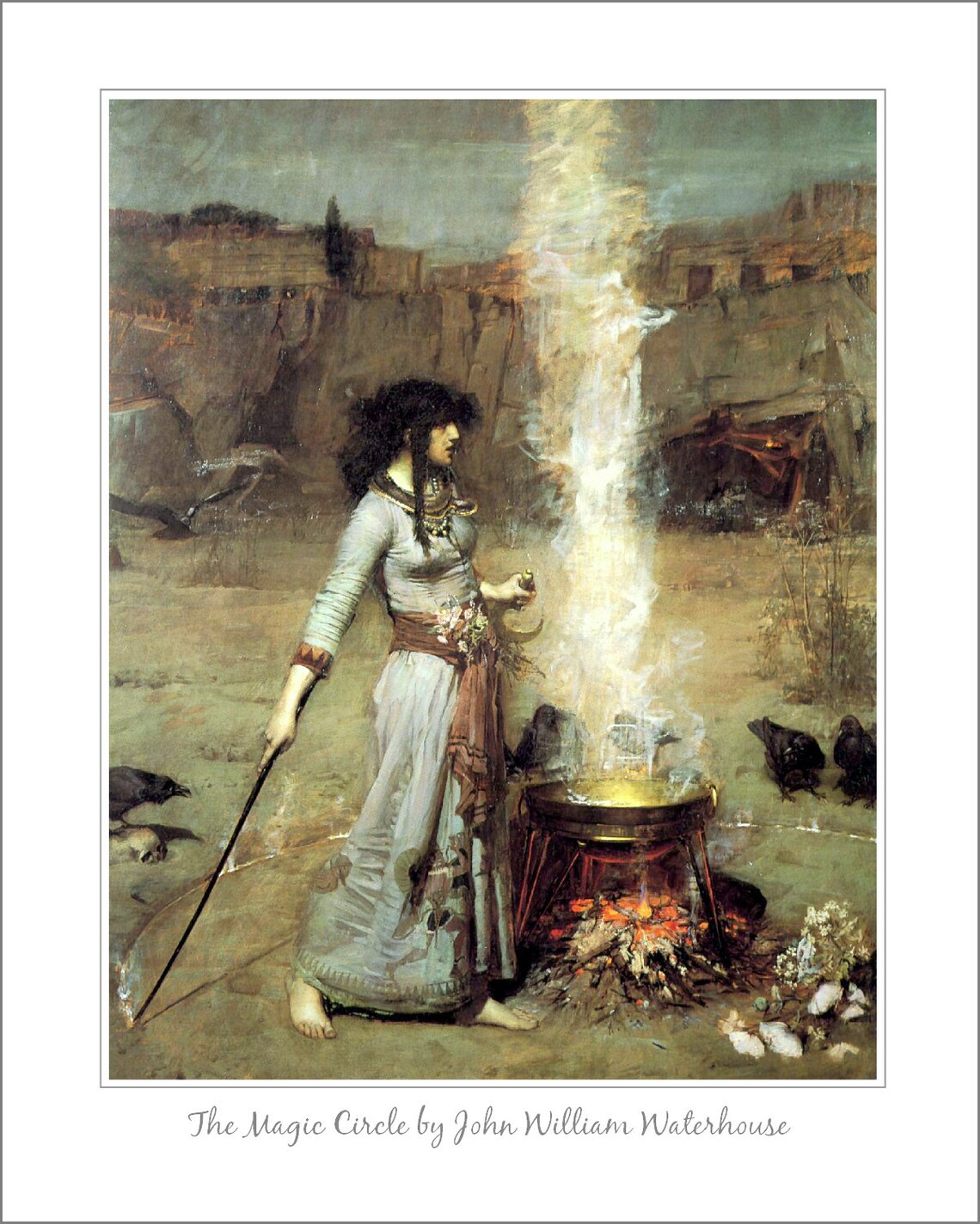 the magic circle waterhouse painting