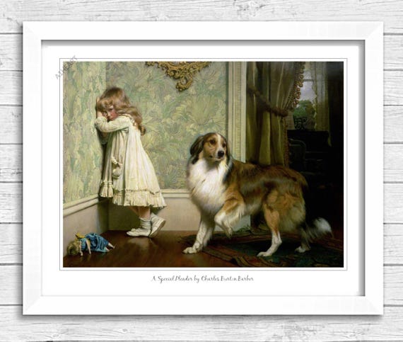 A Special Pleader by Charles Burton Barber. Art Print Framed