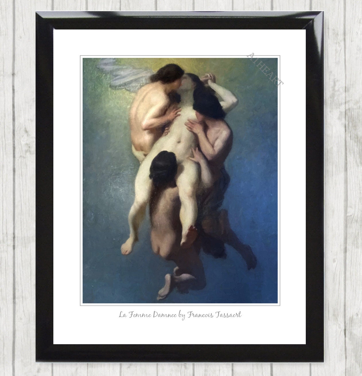 La Femme Damnee 1859 Octave Tassaert La Femme Damnée La Femme maudite de François Tassaert. - Etsy France